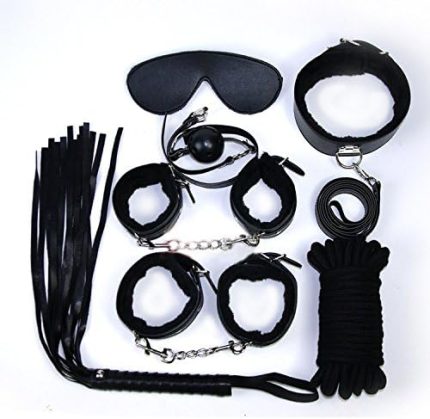 Set complet de 8 jucării erotice pentru jocuri bondage – accesorii BDSM pentru plăceri intense în dormitor